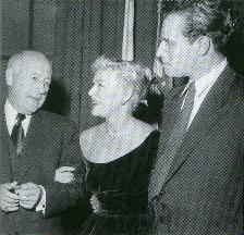 DeMILLE, BETTY & CHUCK AT OPENING OF GREATEST SHOW