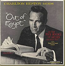 CHUCK ON THE COVER OF HIS "OUT OF EGYPT" RECORD('50's)