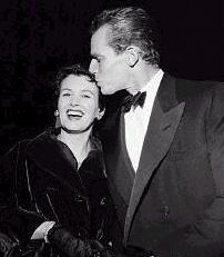 CHUCK & LYDIA ARRIVING AT THE ACADEMY AWARDS('59)