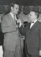 CHUCK BEING INTERVIEWED-1956