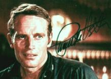 CHARLTON HESTON AS MAJOR DUNDEE-AUTOGRAPHED